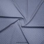 Slate Blue Geometric Micro-Printed Fabric YCS-1049