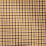 Mustard Yellow & Brown Gingham Checked Fabric YCS-1052 - Image 2