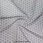 Blue & White Geometric Print Fabric YCS-1053