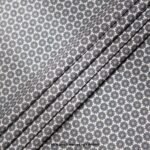 Blue & White Geometric Print Fabric YCS-1053 - Image 3