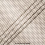 Grey & Beige Chevron Printed Fabric YCS-1055 - Image 3