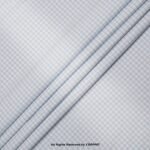 Light Blue Gingham Check Fabric YCS-1058 - Image 3
