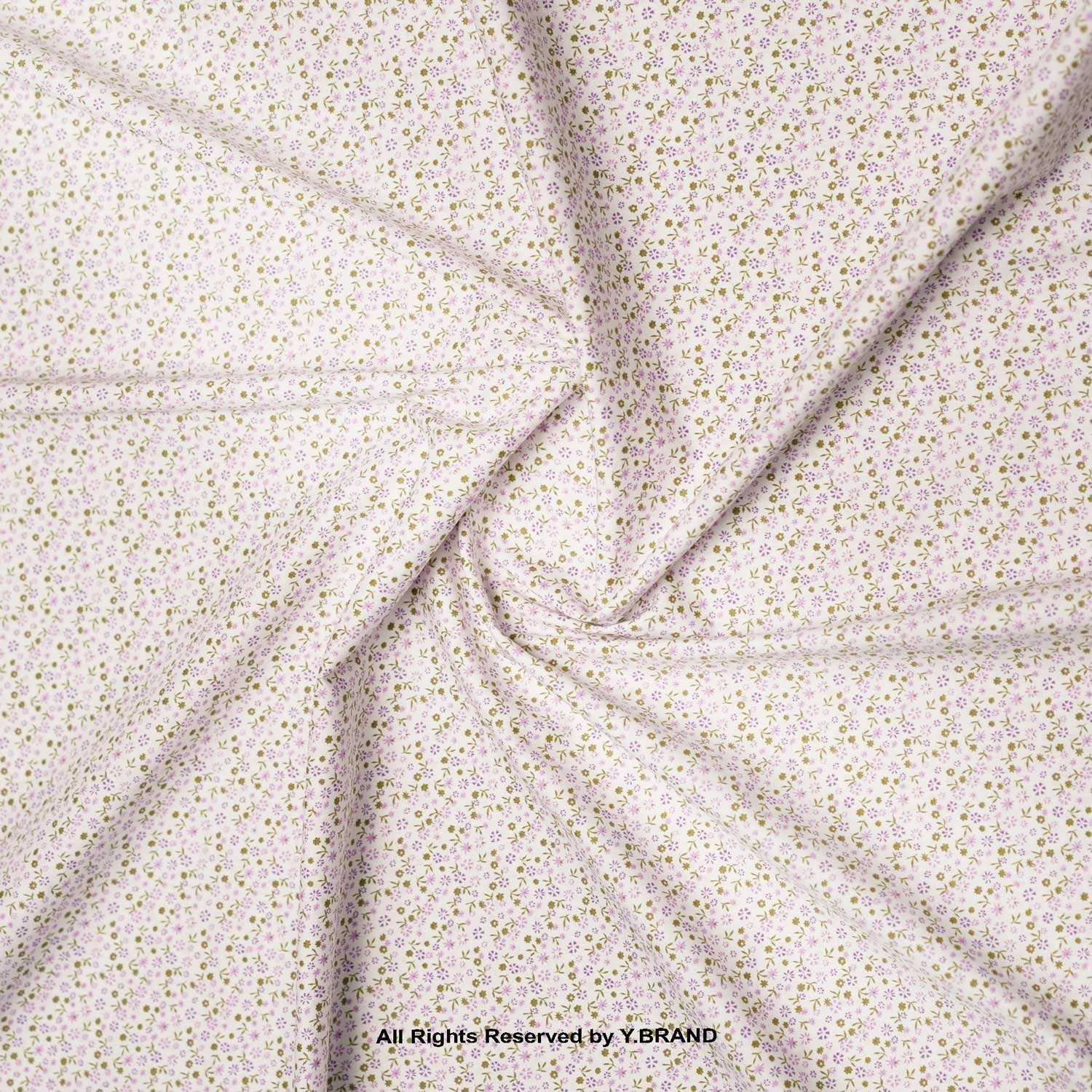YCS-1062 Off-White Micro Floral Print Fabric YCS-1059 - Image 1