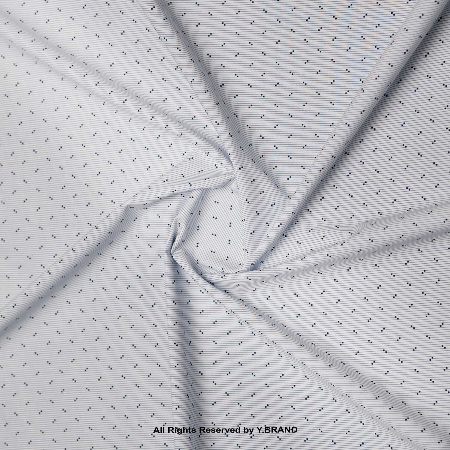 YCS-1063 Light Blue Dotted Stripe Fabric YCS-1060 - Image 1